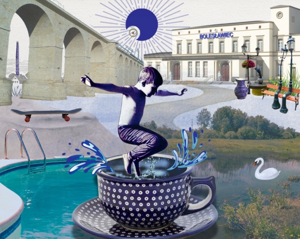 kolaż wykonany w ramach konkursu plastycznego 